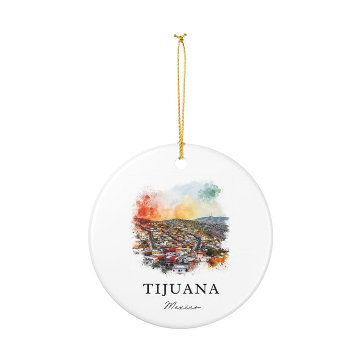 Tijuana Mexico Ornament: Unique Tijuana Mexico Souvenir, Tijuana Mexico Xmas Decor, and Authentic Tijuana Mexico Gift