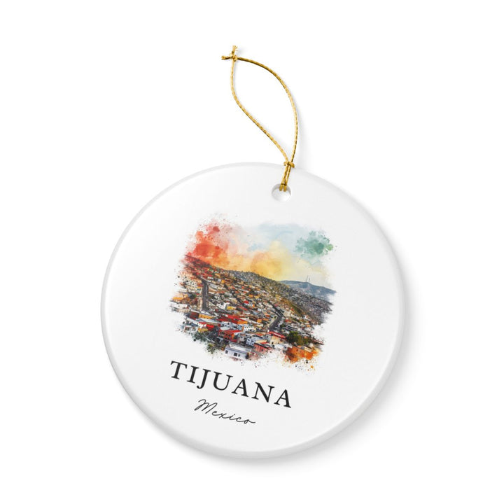 Tijuana Mexico Ornament: Unique Tijuana Mexico Souvenir, Tijuana Mexico Xmas Decor, and Authentic Tijuana Mexico Gift