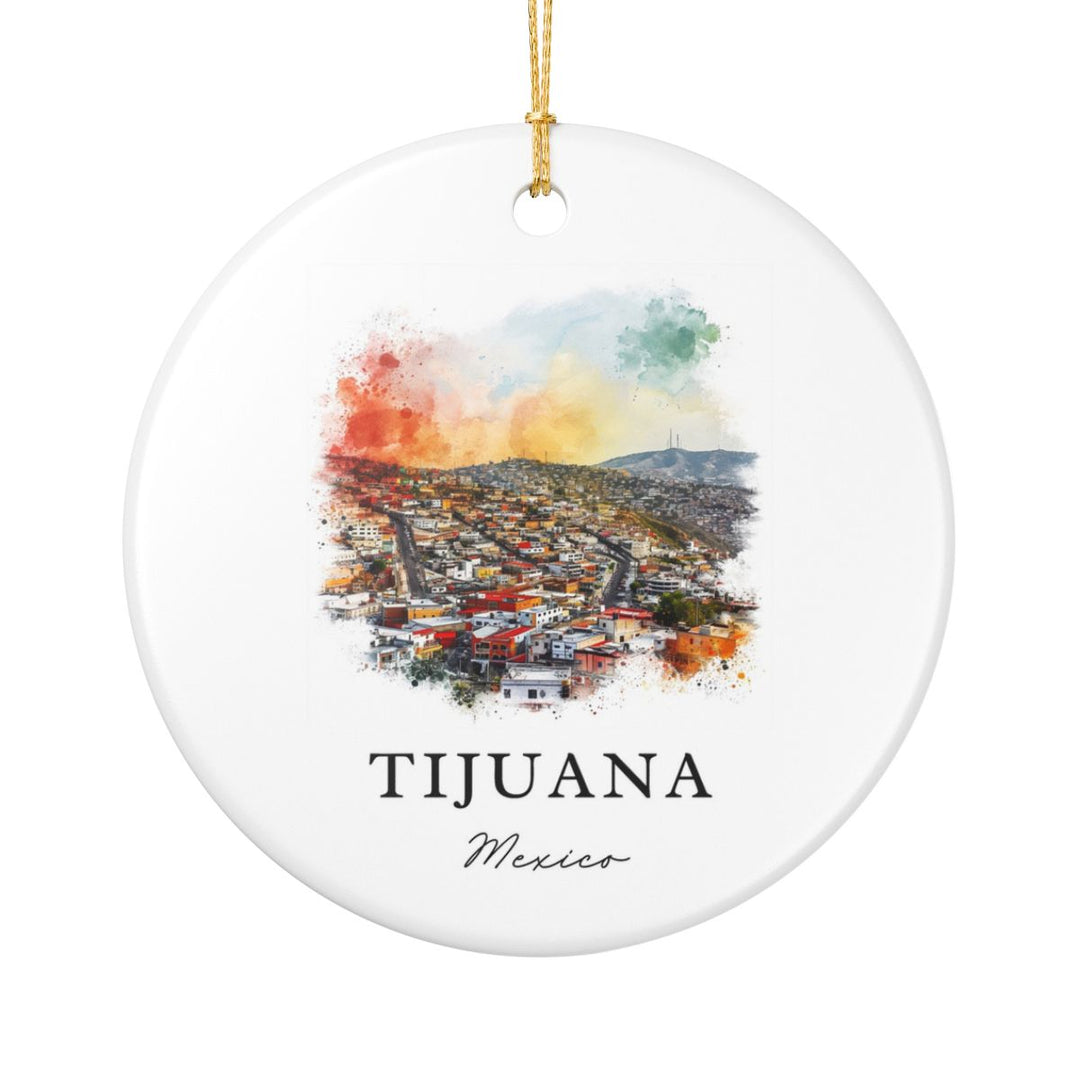 Tijuana Mexico Ornament: Unique Tijuana Mexico Souvenir, Tijuana Mexico Xmas Decor, and Authentic Tijuana Mexico Gift