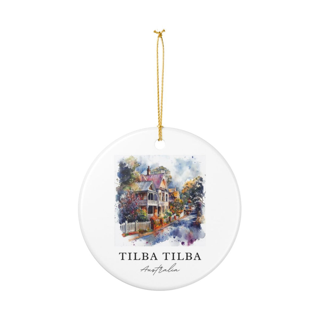 Tilba Tilba Australia Ornament: Unique Tilba Tilba Souvenir, Tilba Tilba Australia Xmas Decor, and Authentic Tilba Tilba Gift