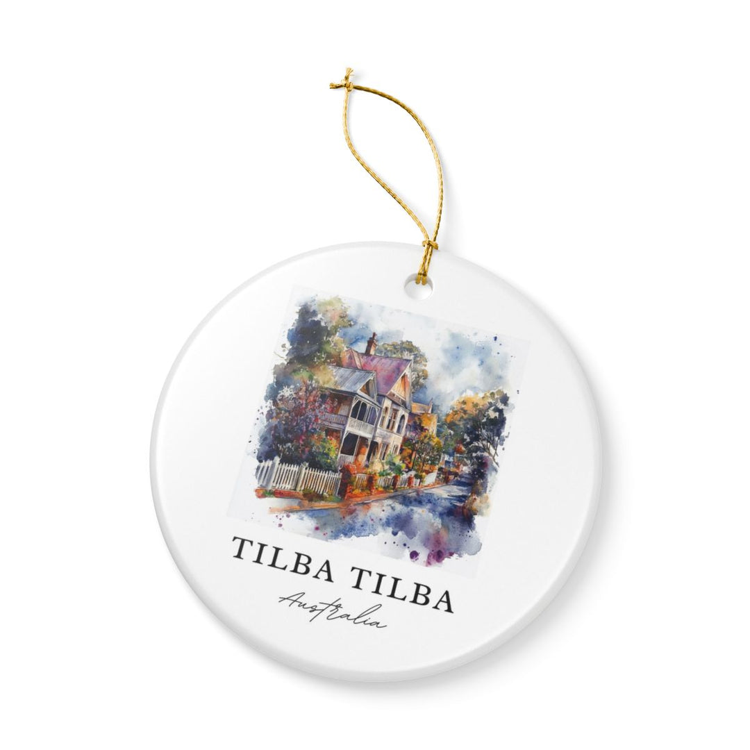 Tilba Tilba Australia Ornament: Unique Tilba Tilba Souvenir, Tilba Tilba Australia Xmas Decor, and Authentic Tilba Tilba Gift