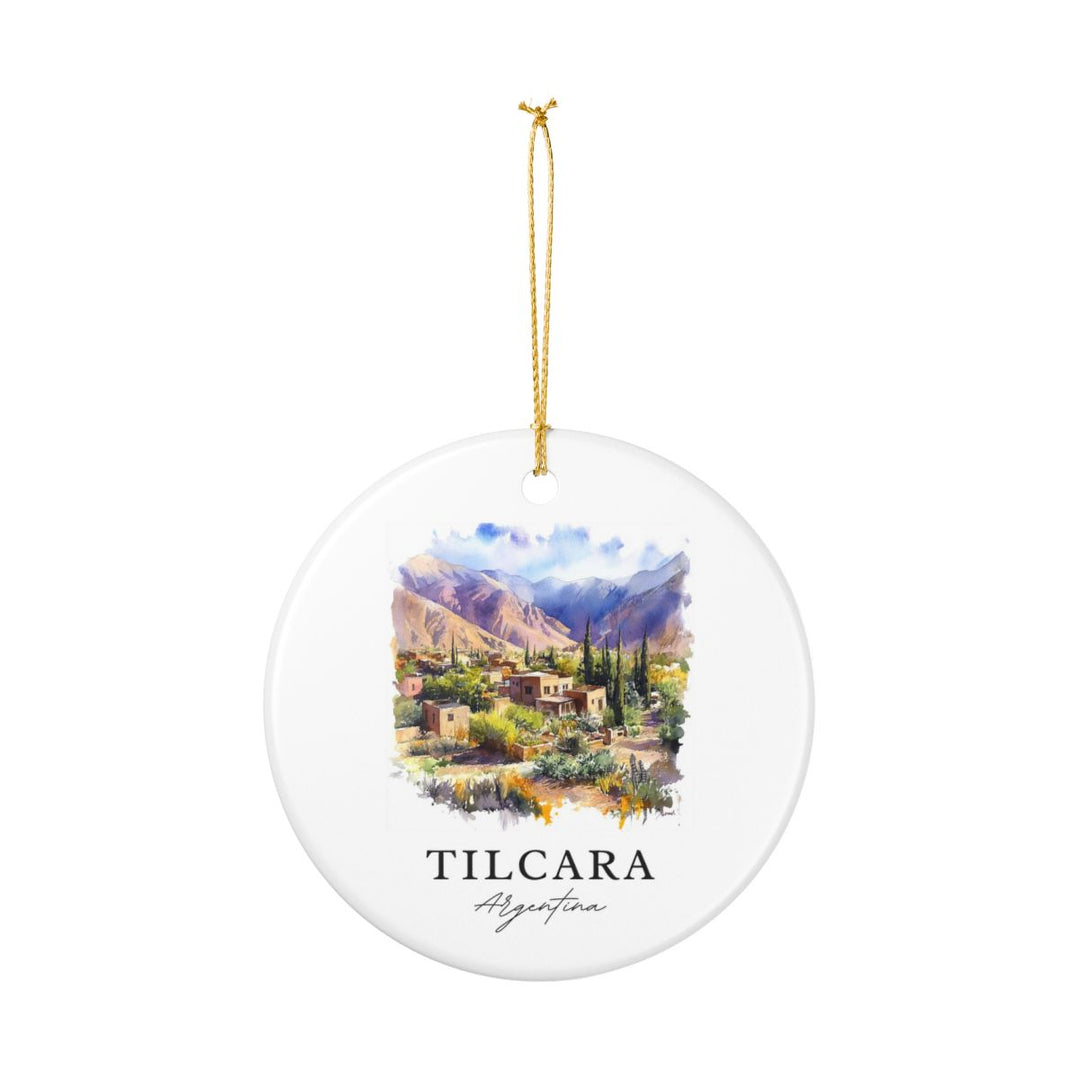 Tilcara Argentina Ornament: Unique Tilcara Souvenir, Tilcara Argentina Xmas Decor, and Authentic Tilcara Gift