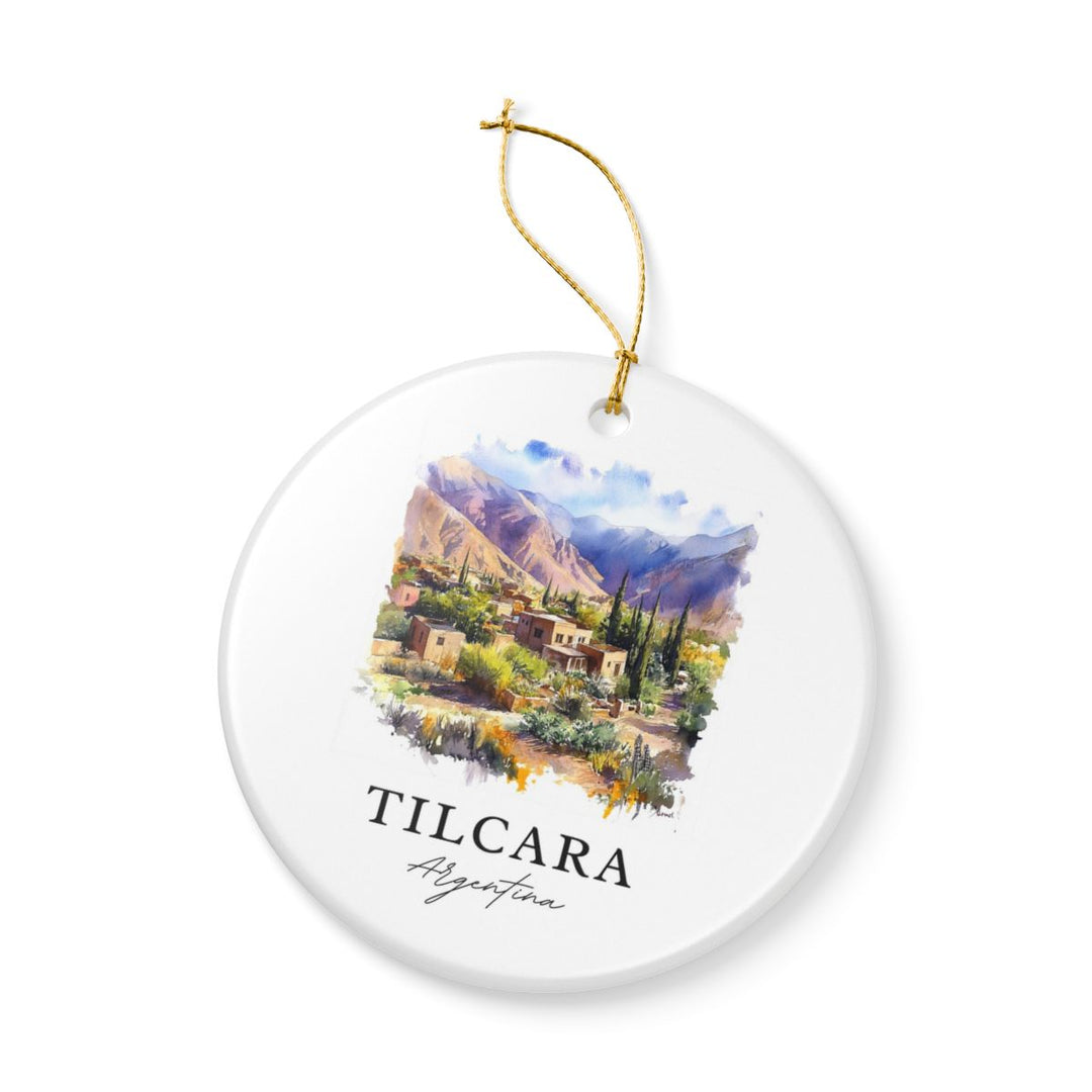 Tilcara Argentina Ornament: Unique Tilcara Souvenir, Tilcara Argentina Xmas Decor, and Authentic Tilcara Gift