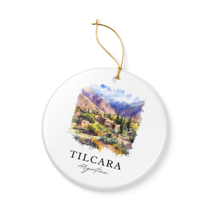Tilcara Argentina Ornament: Unique Tilcara Souvenir, Tilcara Argentina Xmas Decor, and Authentic Tilcara Gift