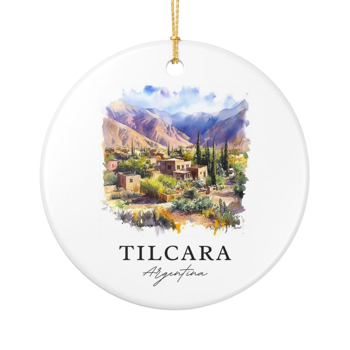Tilcara Argentina Ornament: Unique Tilcara Souvenir, Tilcara Argentina Xmas Decor, and Authentic Tilcara Gift