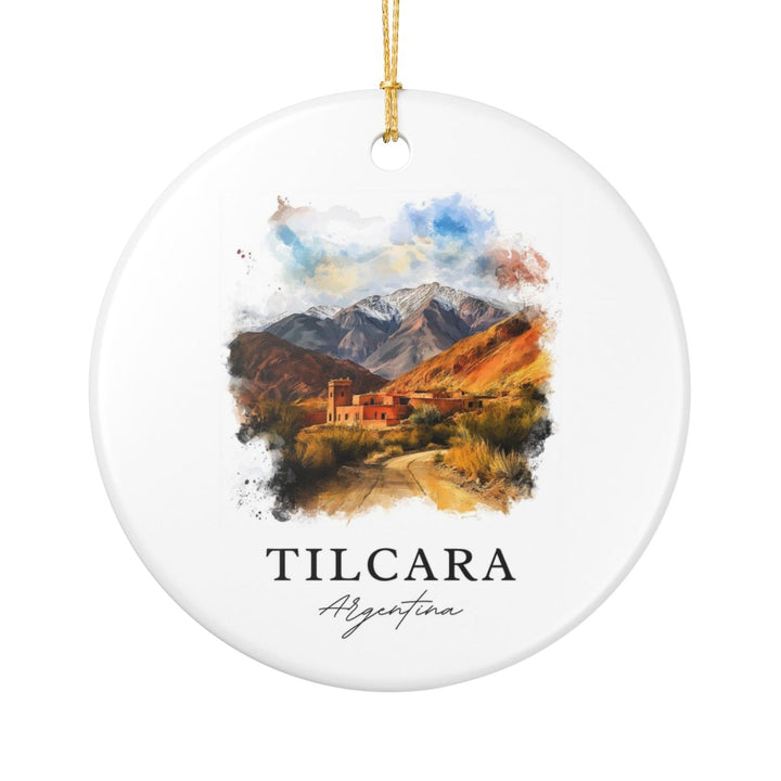Tilcara Argentina Ornament: Unique Tilcara Souvenir, Tilcara Argentina Xmas Decor, and Authentic Tilcara Gift