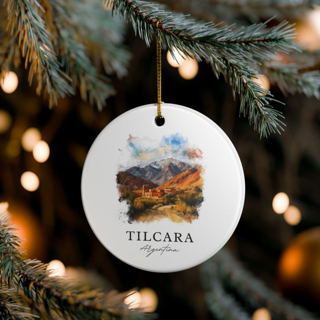 Tilcara Argentina Ornament: Unique Tilcara Souvenir, Tilcara Argentina Xmas Decor, and Authentic Tilcara Gift