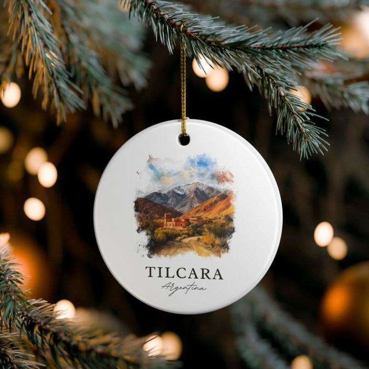 Tilcara Argentina Ornament: Unique Tilcara Souvenir, Tilcara Argentina Xmas Decor, and Authentic Tilcara Gift