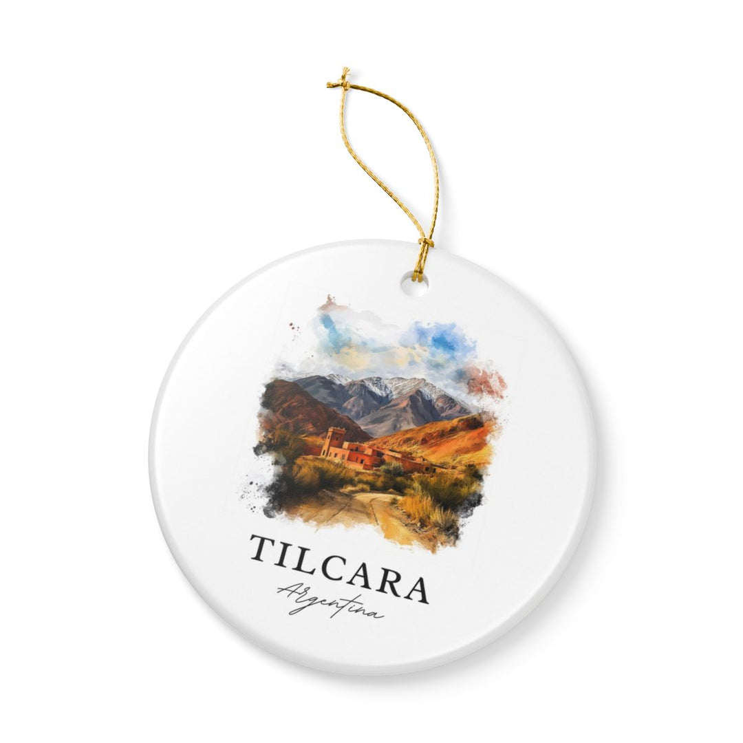 Tilcara Argentina Ornament: Unique Tilcara Souvenir, Tilcara Argentina Xmas Decor, and Authentic Tilcara Gift