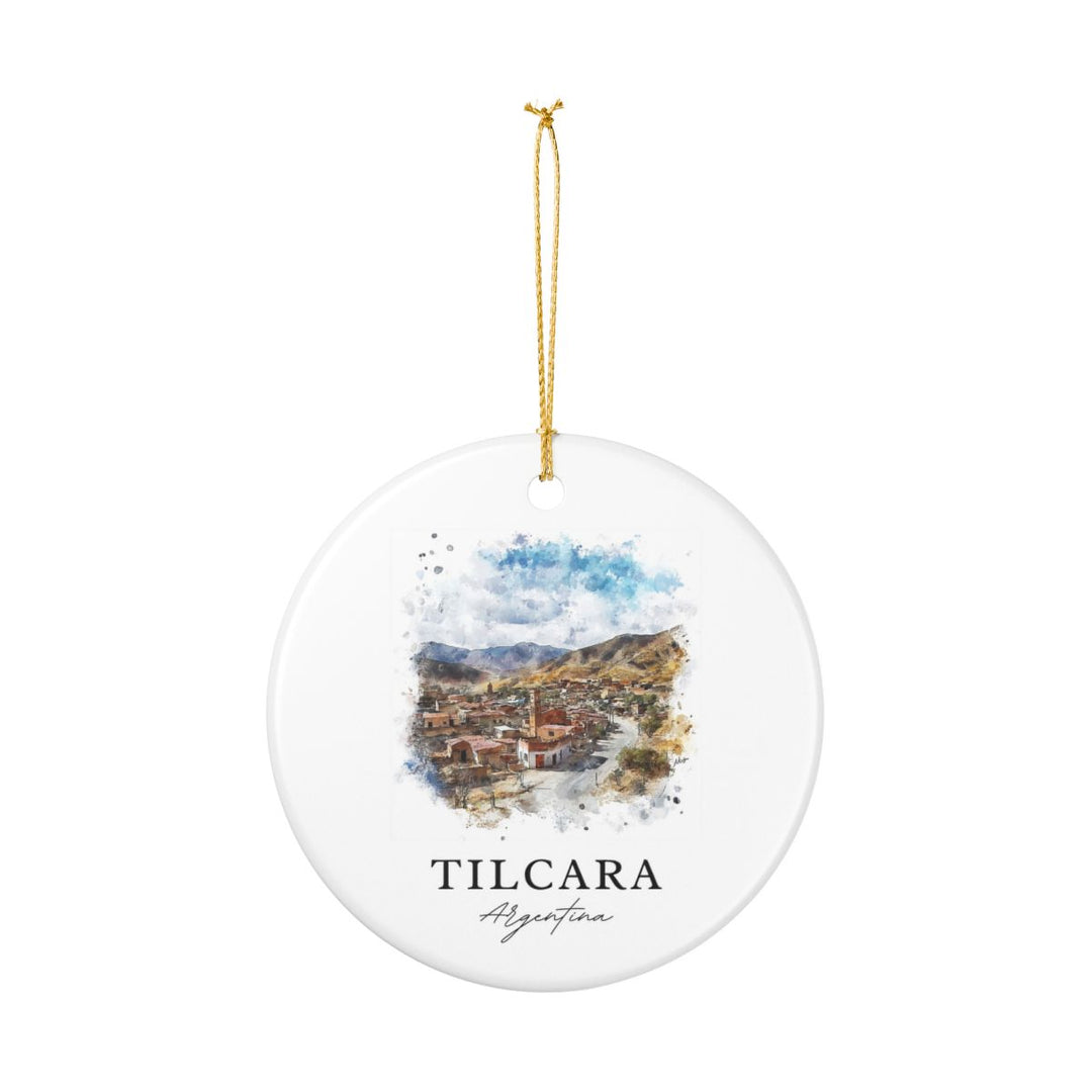 Tilcara Argentina Ornament: Unique Tilcara Souvenir, Tilcara Argentina Xmas Decor, and Authentic Tilcara Gift