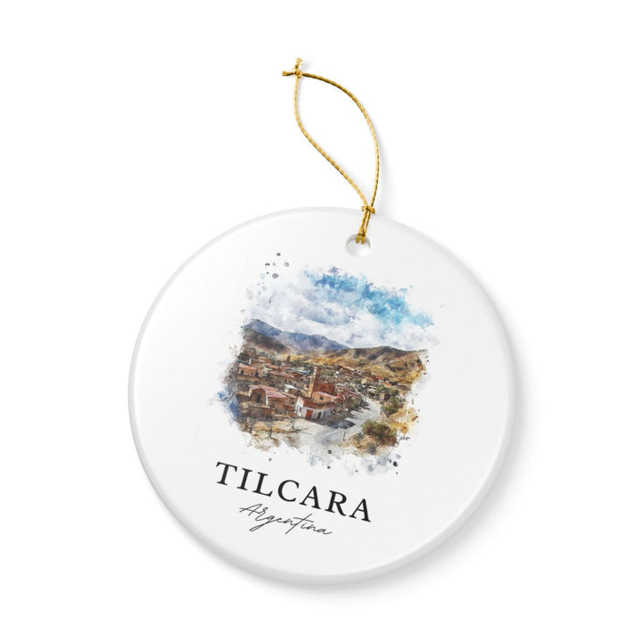 Tilcara Argentina Ornament: Unique Tilcara Souvenir, Tilcara Argentina Xmas Decor, and Authentic Tilcara Gift