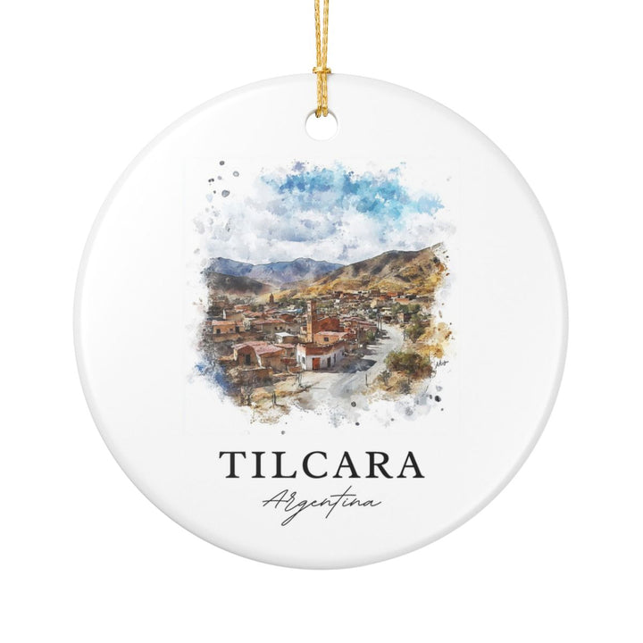 Tilcara Argentina Ornament: Unique Tilcara Souvenir, Tilcara Argentina Xmas Decor, and Authentic Tilcara Gift