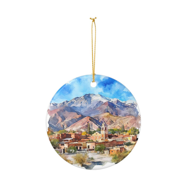 Tilcara Argentina Ornament: Unique Tilcara Souvenir, Tilcara Argentina Xmas Decor, and Authentic Tilcara Gift