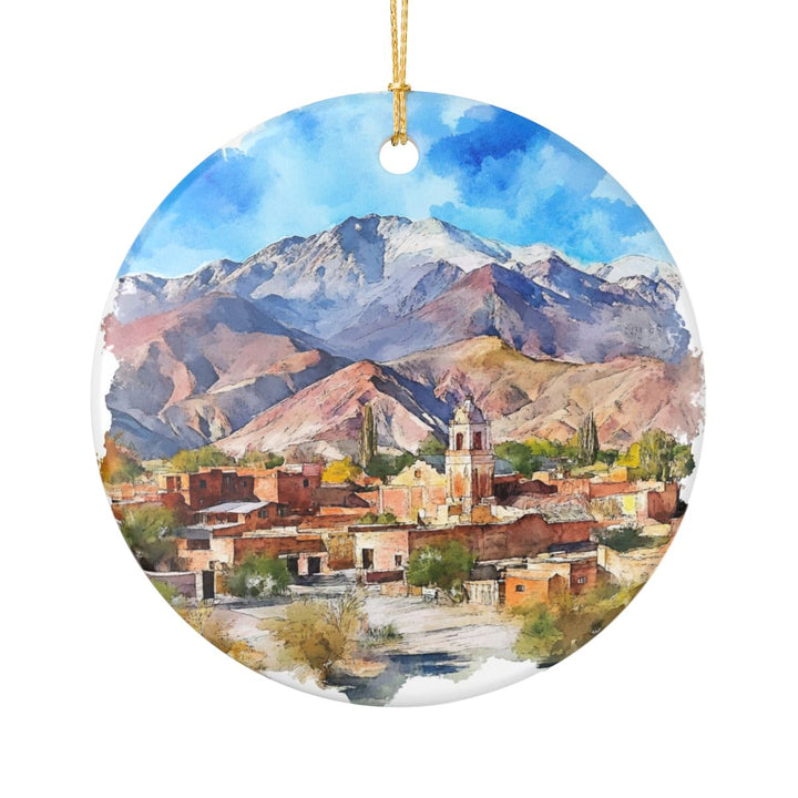 Tilcara Argentina Ornament: Unique Tilcara Souvenir, Tilcara Argentina Xmas Decor, and Authentic Tilcara Gift