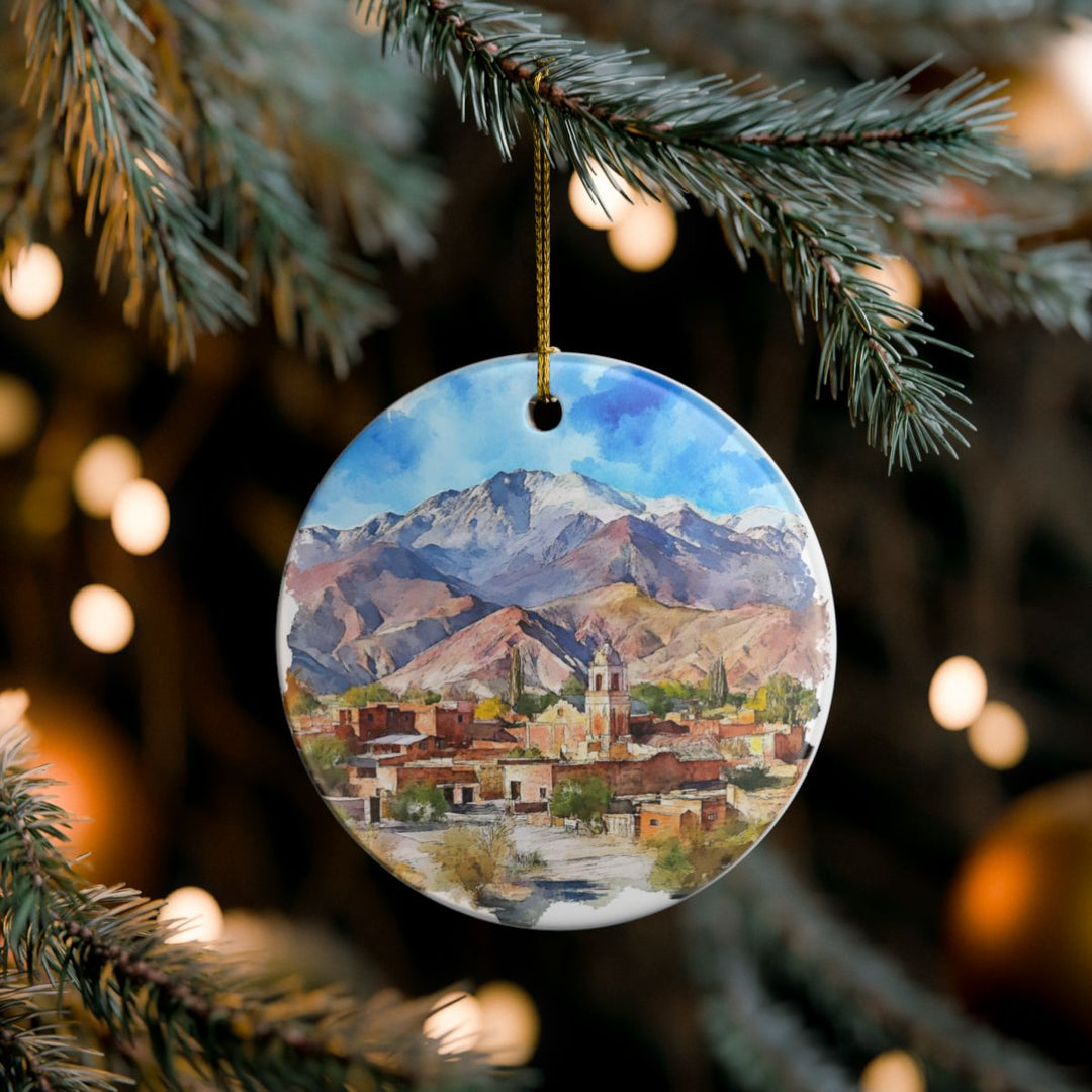 Tilcara Argentina Ornament: Unique Tilcara Souvenir, Tilcara Argentina Xmas Decor, and Authentic Tilcara Gift