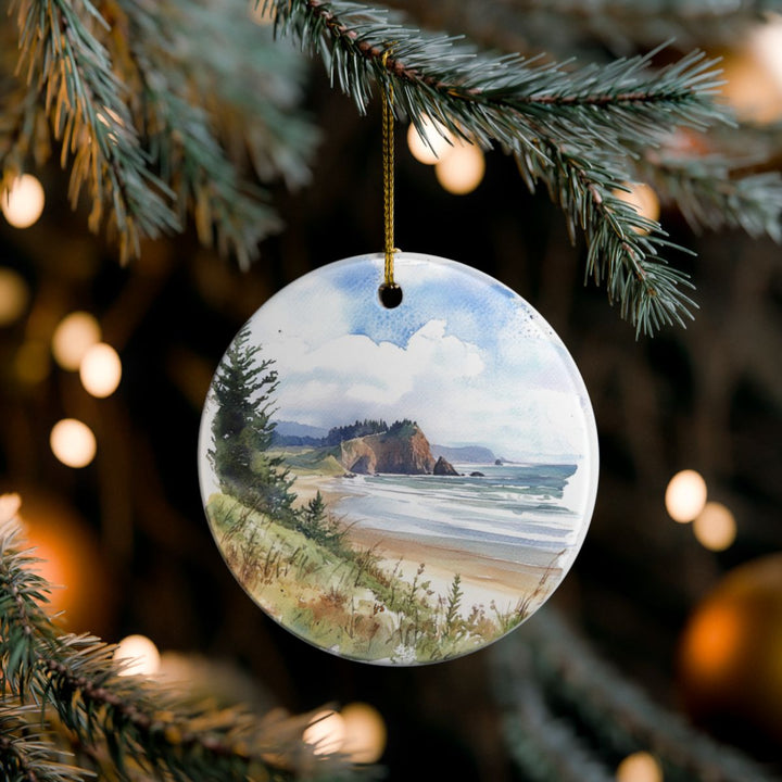 Tillamook Oregon Ornament: Unique Tillamook Souvenir, Tillamook Oregon Xmas Decor, and Authentic Tillamook Gift