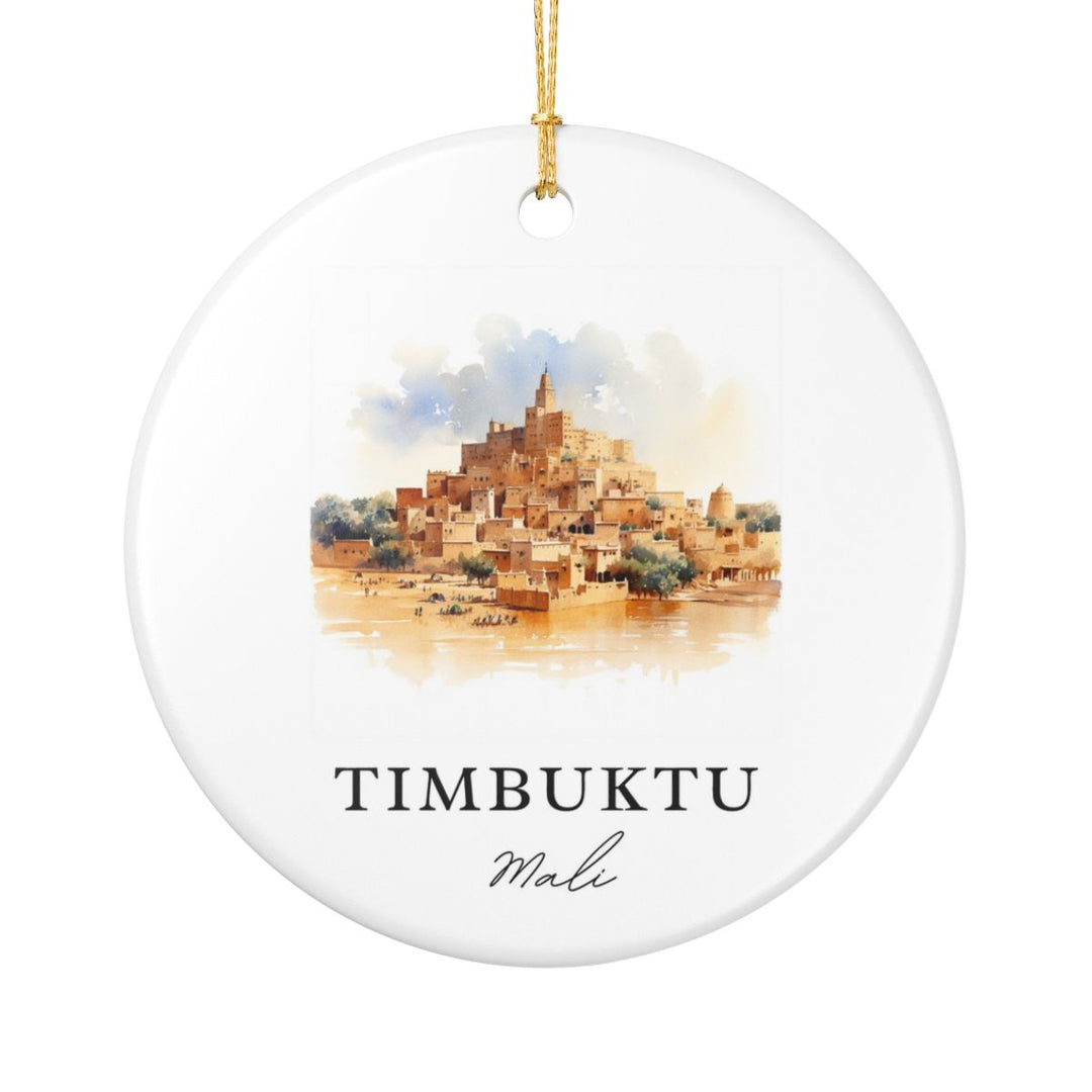 Timbuktu Ornament: Unique Timbuktu Souvenir, Timbuktu Xmas Decor, and Authentic Timbuktu Gift