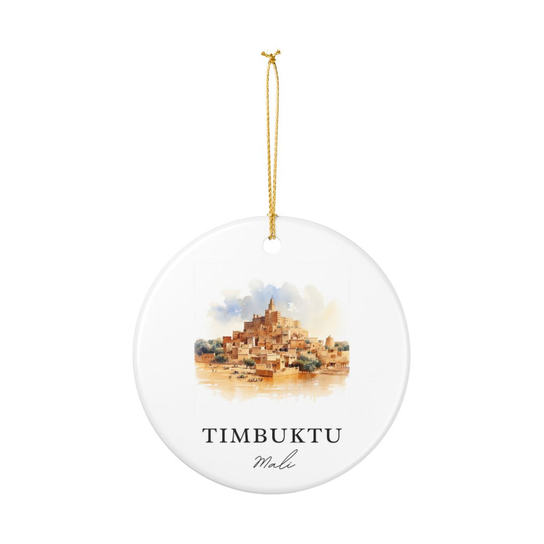 Timbuktu Ornament: Unique Timbuktu Souvenir, Timbuktu Xmas Decor, and Authentic Timbuktu Gift