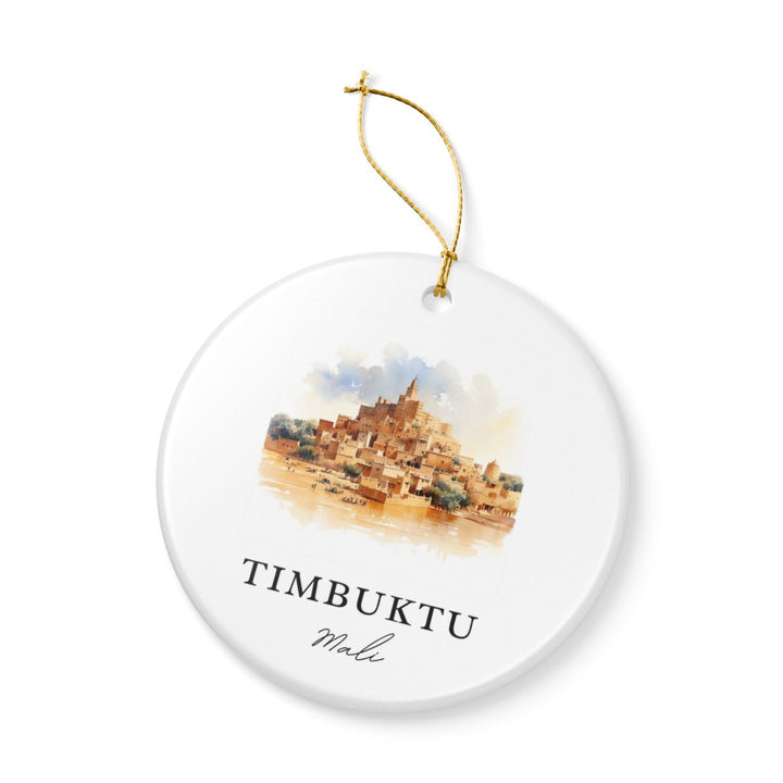Timbuktu Ornament: Unique Timbuktu Souvenir, Timbuktu Xmas Decor, and Authentic Timbuktu Gift