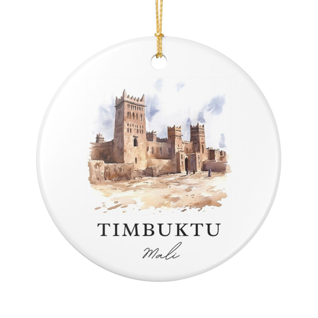 Timbuktu Ornament: Unique Timbuktu Souvenir, Timbuktu Xmas Decor, and Authentic Timbuktu Gift