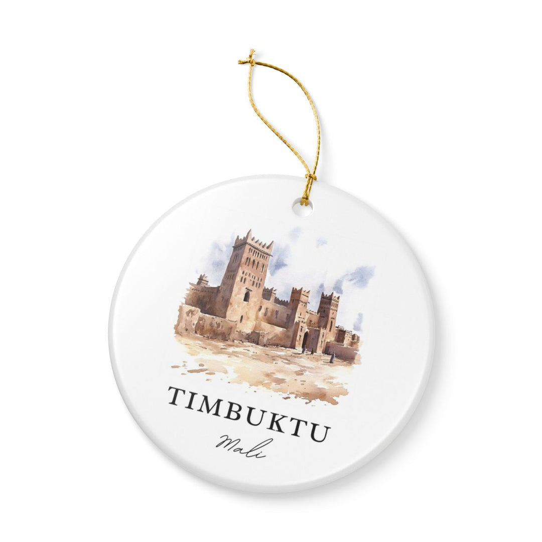 Timbuktu Ornament: Unique Timbuktu Souvenir, Timbuktu Xmas Decor, and Authentic Timbuktu Gift
