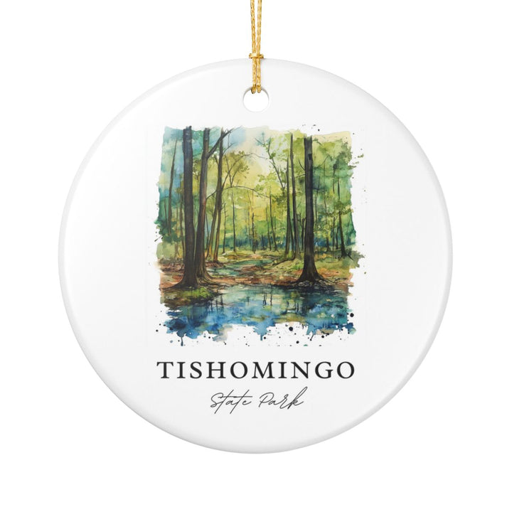 Tishomingo State Park Mississippi Ornament: Unique Tishomingo State Park Souvenir, Tishomingo State Park Mississippi Xmas Decor