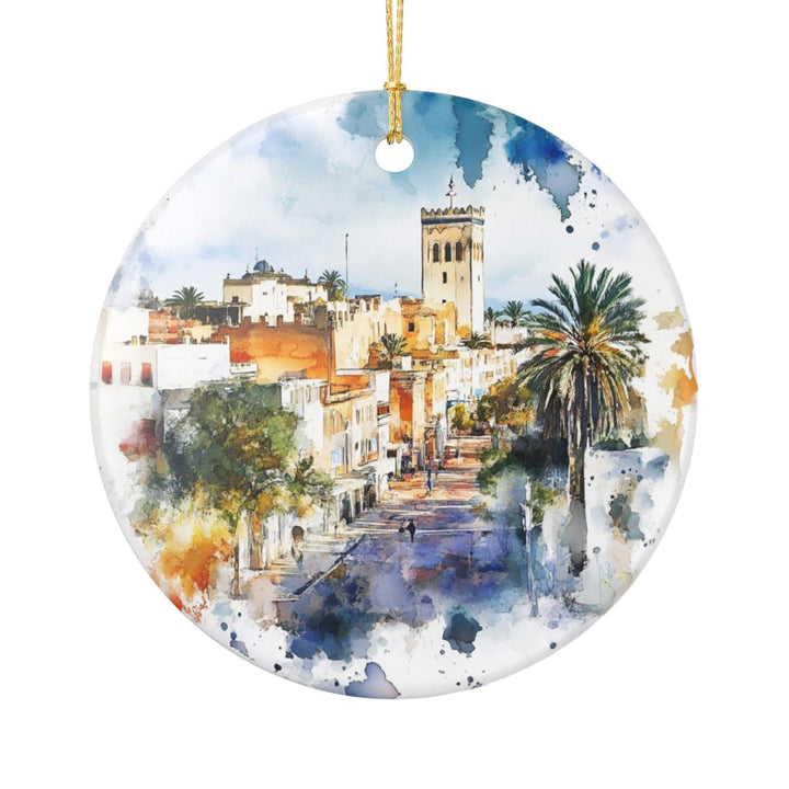 Tlemcen Algeria Ornament: Unique Tlemcen Souvenir, Tlemcen Algeria Xmas Decor, and Authentic Tlemcen Gift