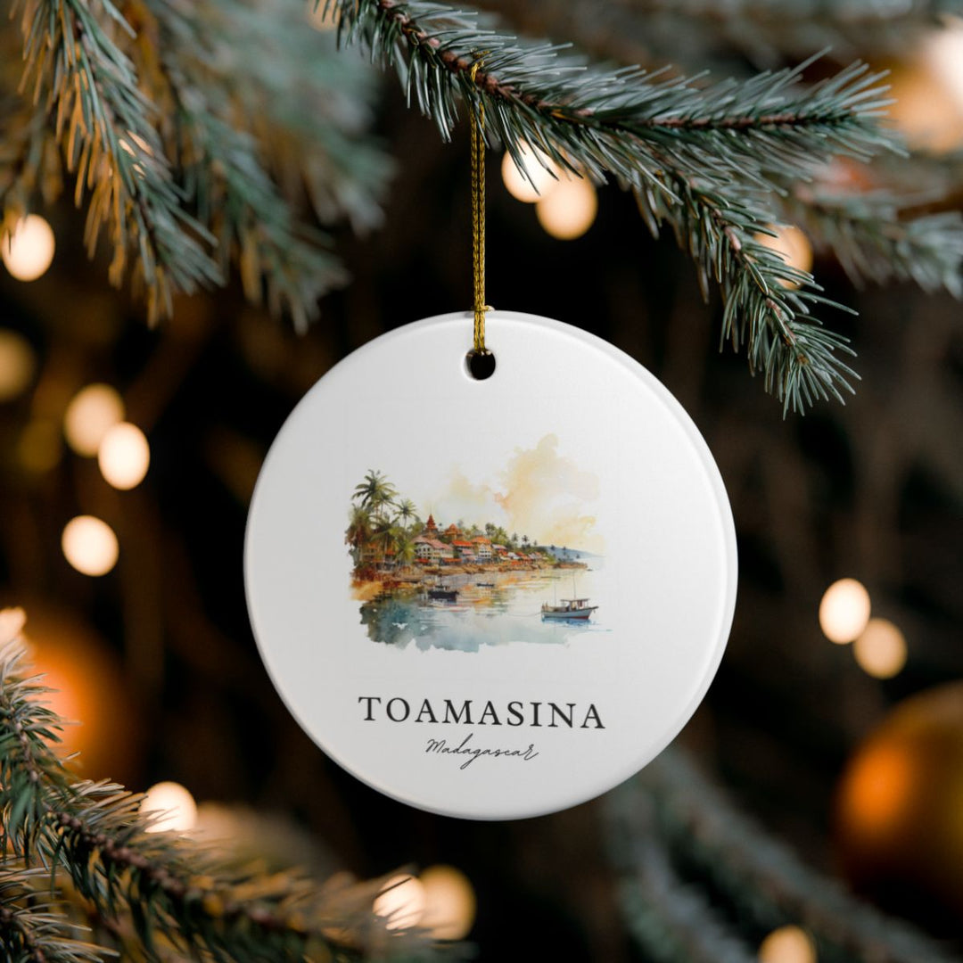 Toamasina Madagascar Ornament: Unique Toamasina Souvenir, Toamasina Madagascar Xmas Decor, and Authentic Toamasina Gift