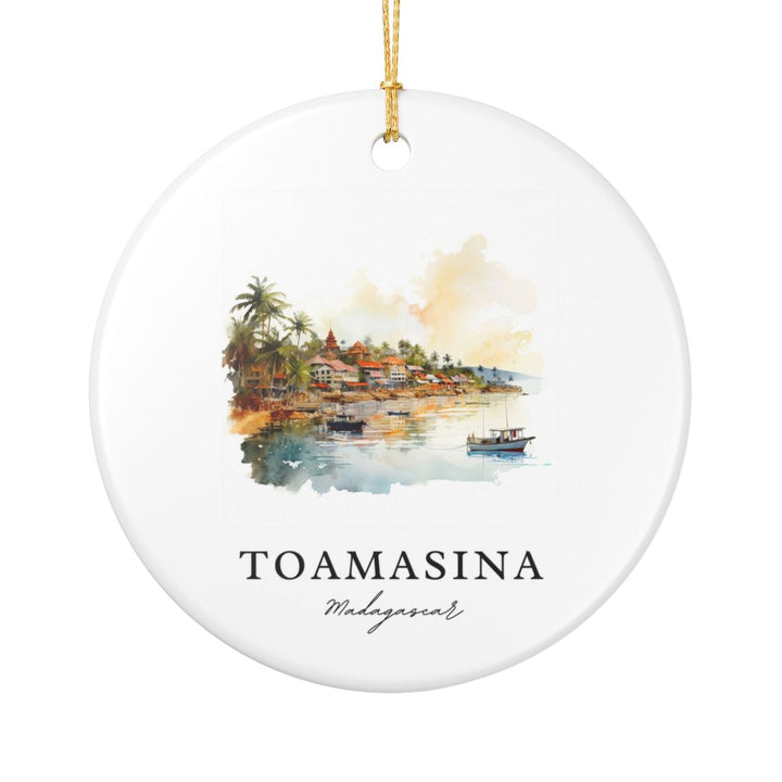 Toamasina Madagascar Ornament: Unique Toamasina Souvenir, Toamasina Madagascar Xmas Decor, and Authentic Toamasina Gift