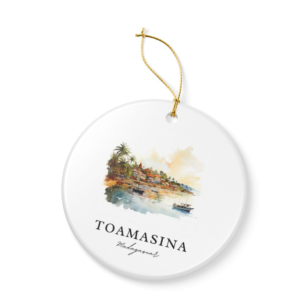 Toamasina Madagascar Ornament: Unique Toamasina Souvenir, Toamasina Madagascar Xmas Decor, and Authentic Toamasina Gift