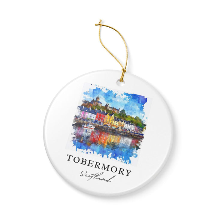 Tobermory Ornament: Unique Tobermory Souvenir, Tobermory Xmas Decor, and Authentic Tobermory Gift