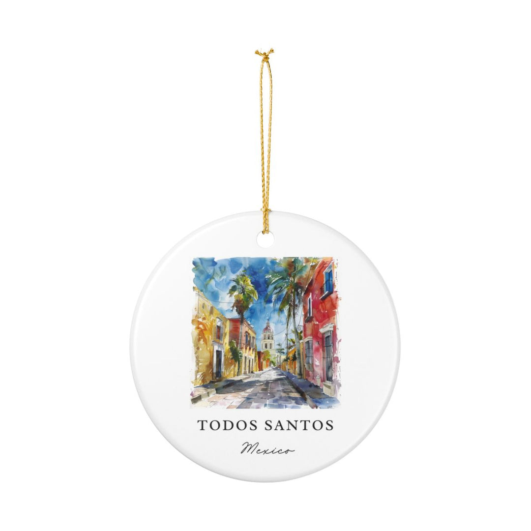 Todos Santos Ornament: Unique Todos Santos Souvenir, Todos Santos Xmas Decor, and Authentic Todos Santos Gift