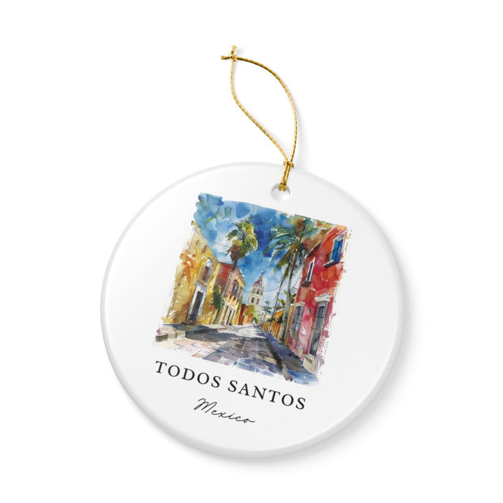Todos Santos Ornament: Unique Todos Santos Souvenir, Todos Santos Xmas Decor, and Authentic Todos Santos Gift
