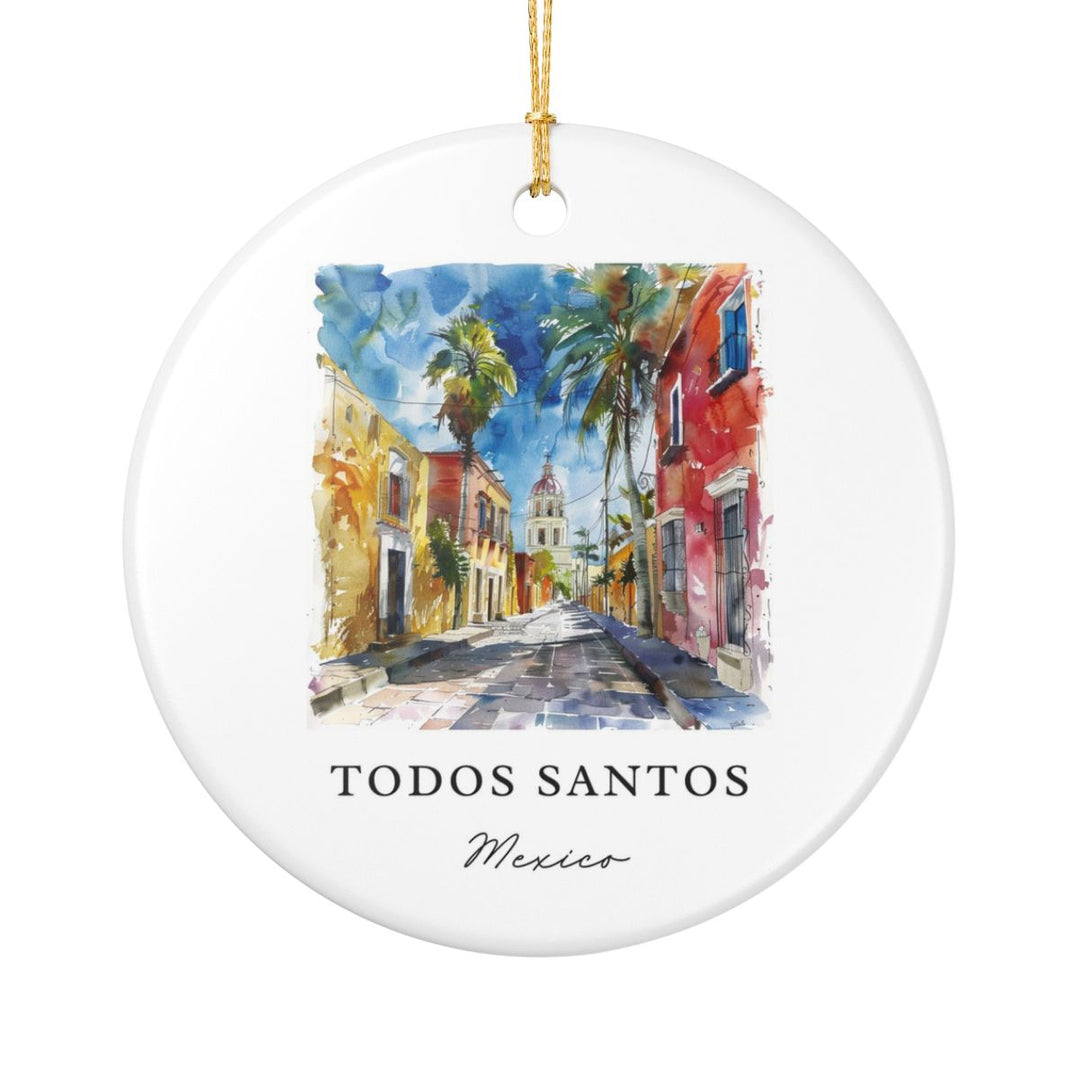 Todos Santos Ornament: Unique Todos Santos Souvenir, Todos Santos Xmas Decor, and Authentic Todos Santos Gift