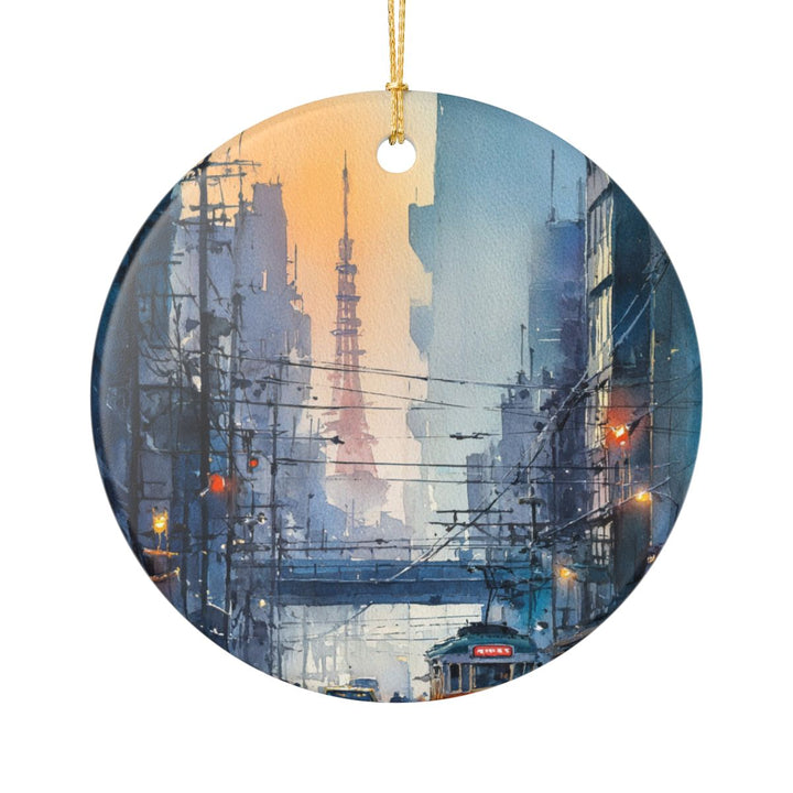 Tokyo Japan Ornament: Unique Tokyo Souvenir, Tokyo Japan Xmas Decor, and Authentic Tokyo Gift