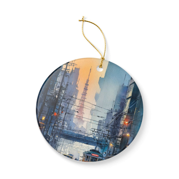 Tokyo Japan Ornament: Unique Tokyo Souvenir, Tokyo Japan Xmas Decor, and Authentic Tokyo Gift