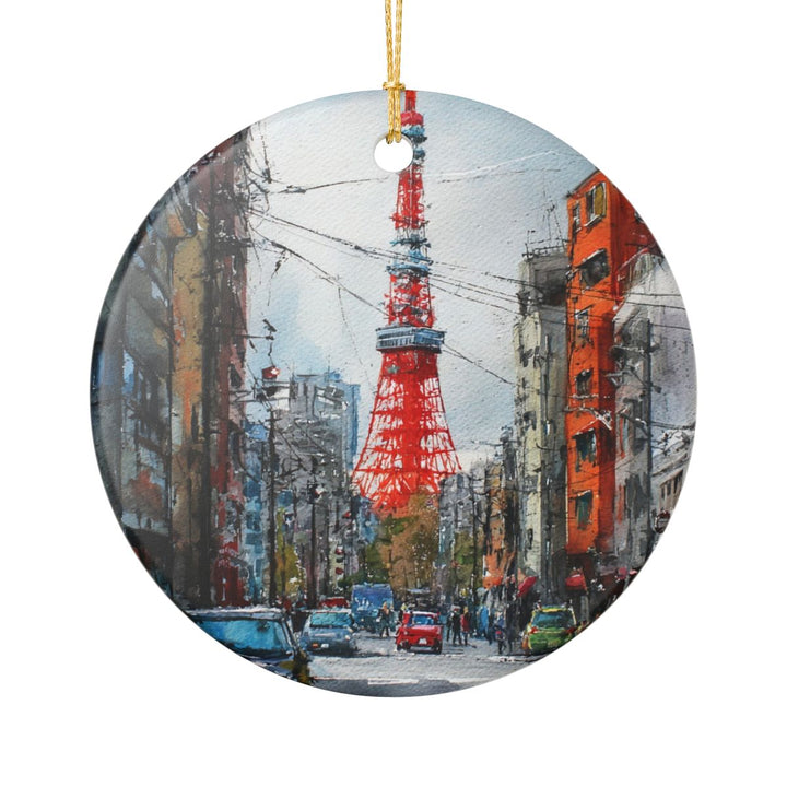 Tokyo Japan Ornament: Unique Tokyo Souvenir, Tokyo Japan Xmas Decor, and Authentic Tokyo Gift