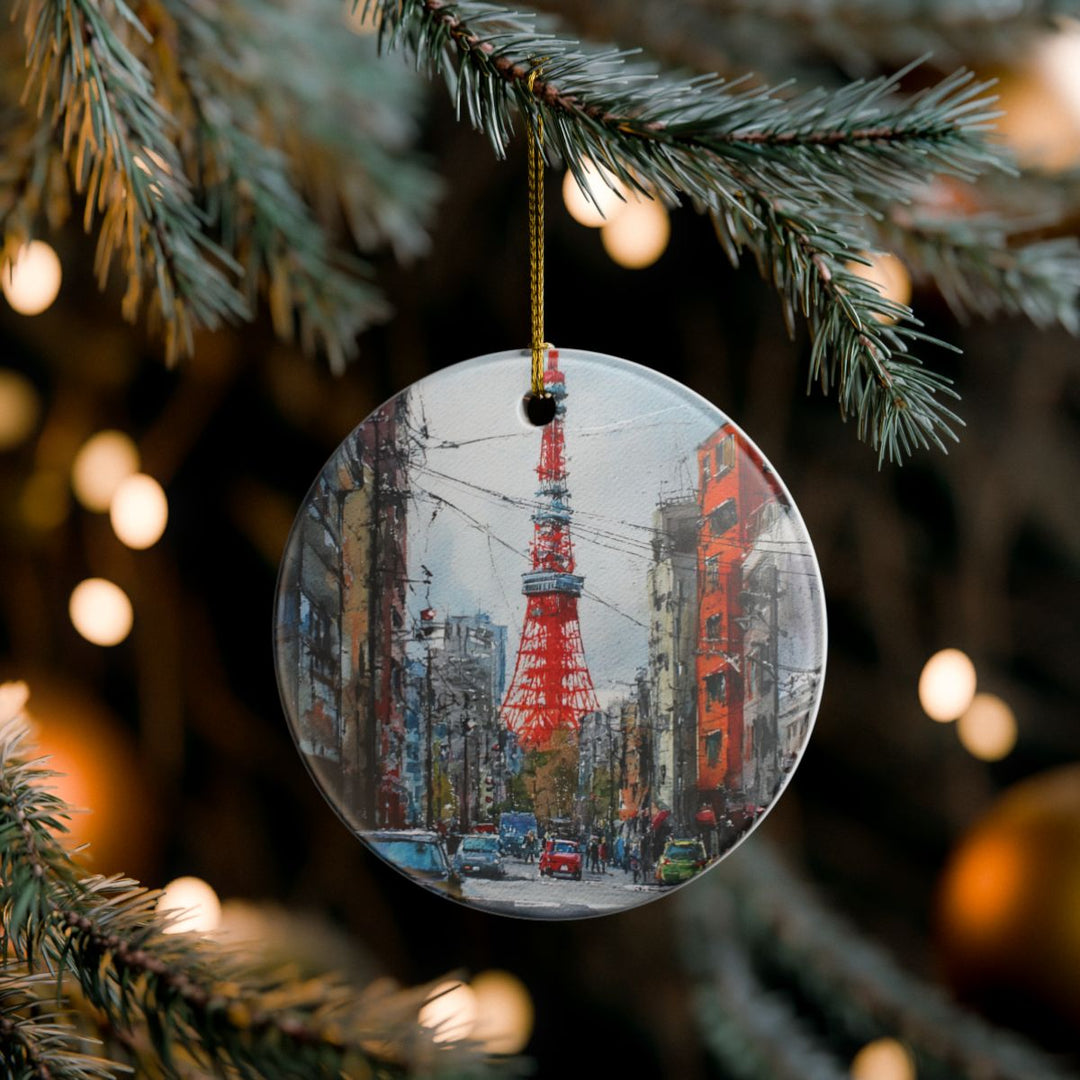 Tokyo Japan Ornament: Unique Tokyo Souvenir, Tokyo Japan Xmas Decor, and Authentic Tokyo Gift