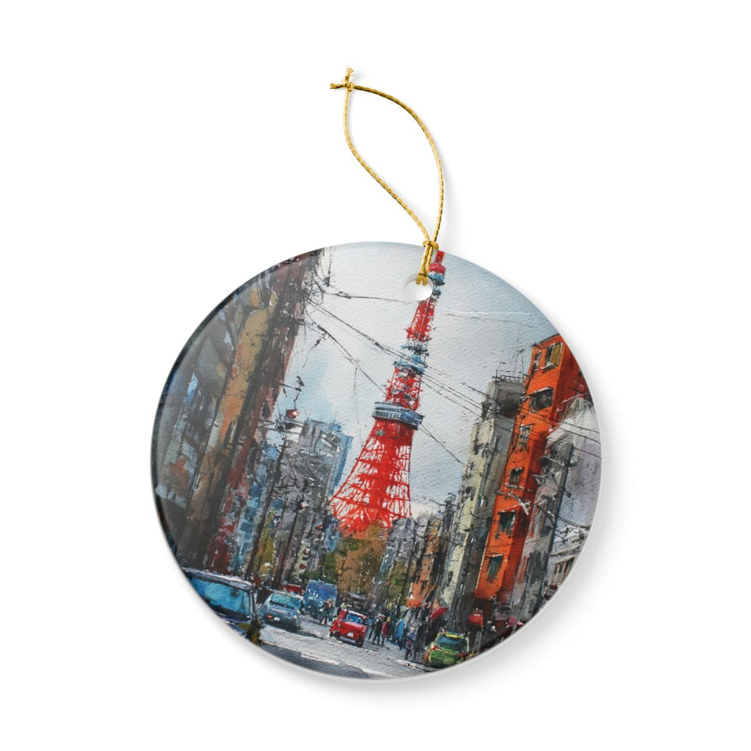 Tokyo Japan Ornament: Unique Tokyo Souvenir, Tokyo Japan Xmas Decor, and Authentic Tokyo Gift