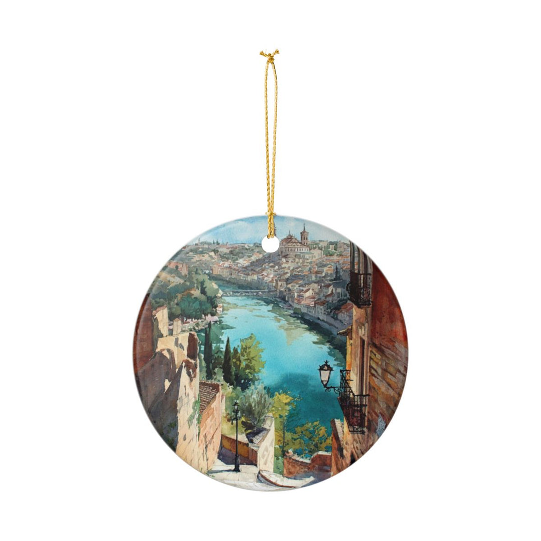 Toledo Ornament: Unique Toledo Souvenir, Toledo Xmas Decor, and Authentic Toledo Gift