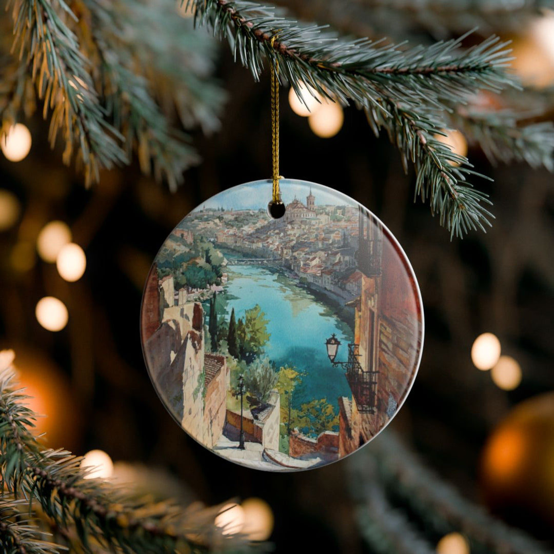Toledo Ornament: Unique Toledo Souvenir, Toledo Xmas Decor, and Authentic Toledo Gift