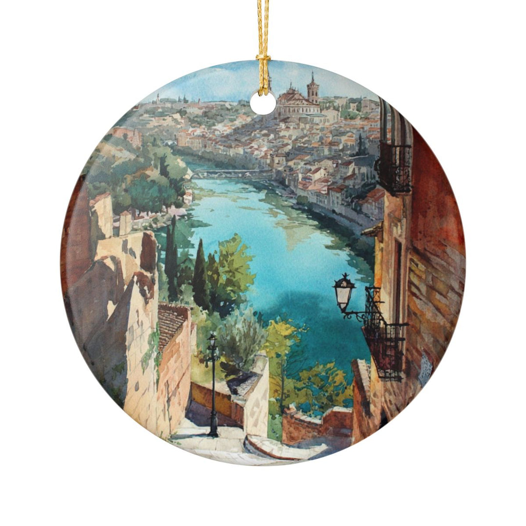 Toledo Ornament: Unique Toledo Souvenir, Toledo Xmas Decor, and Authentic Toledo Gift