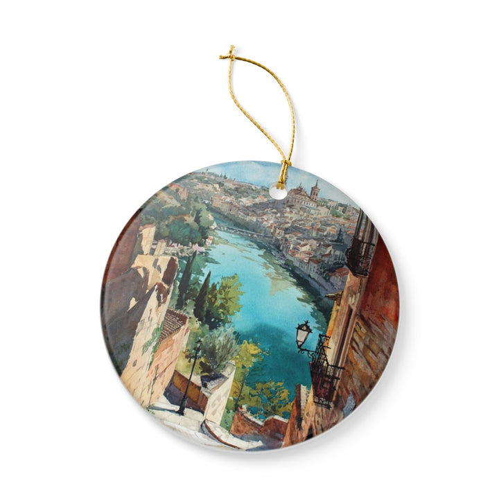Toledo Ornament: Unique Toledo Souvenir, Toledo Xmas Decor, and Authentic Toledo Gift