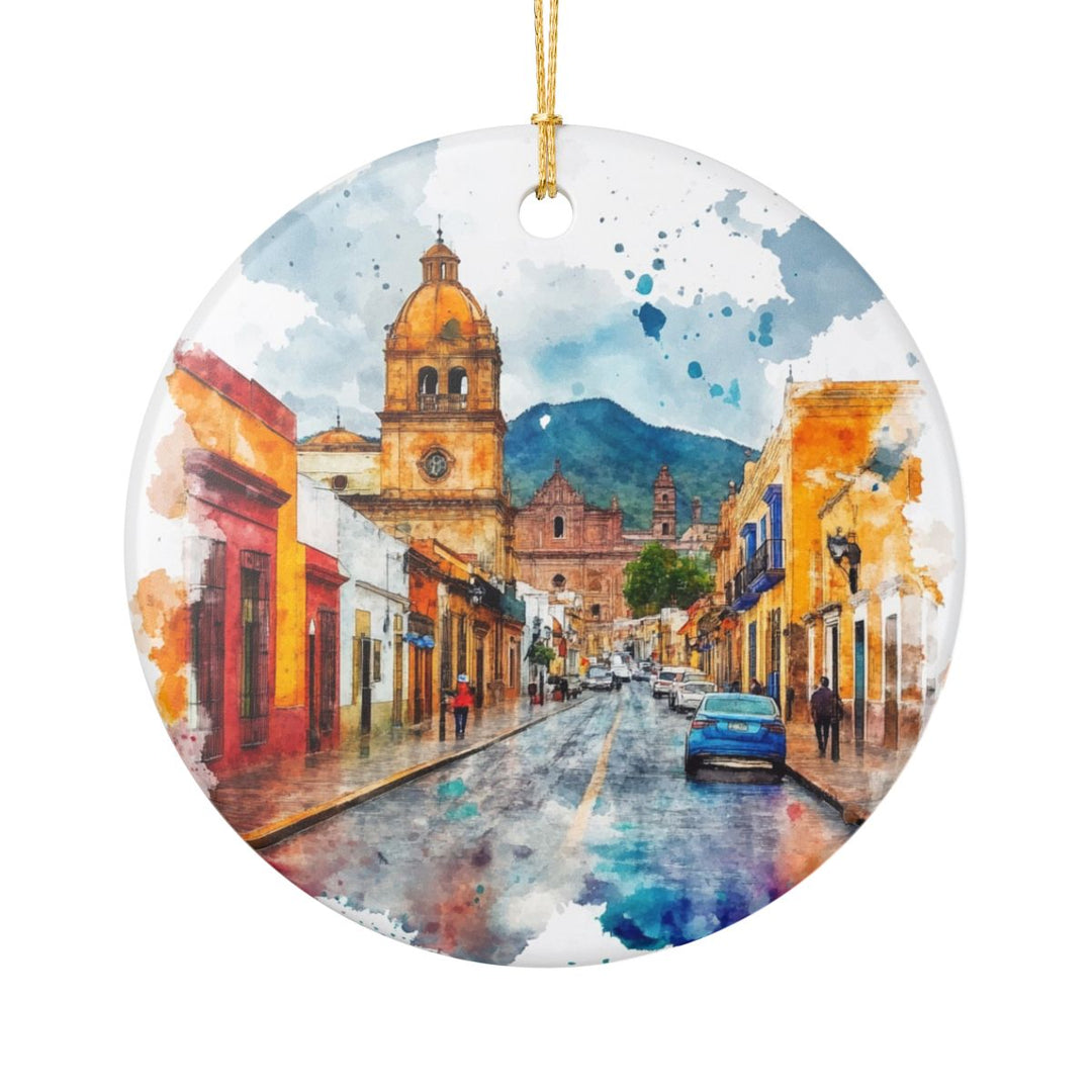 Toluca Mexico Ornament: Unique Toluca Souvenir, Toluca Mexico Xmas Decor, and Authentic Toluca Gift