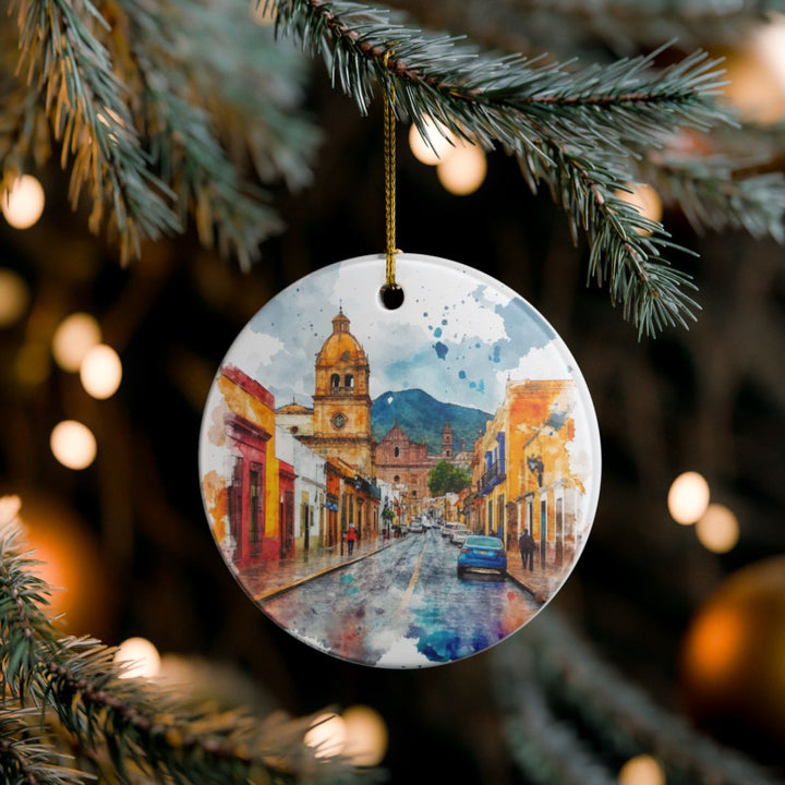 Toluca Mexico Ornament: Unique Toluca Souvenir, Toluca Mexico Xmas Decor, and Authentic Toluca Gift