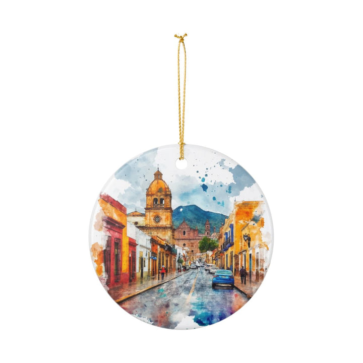 Toluca Mexico Ornament: Unique Toluca Souvenir, Toluca Mexico Xmas Decor, and Authentic Toluca Gift