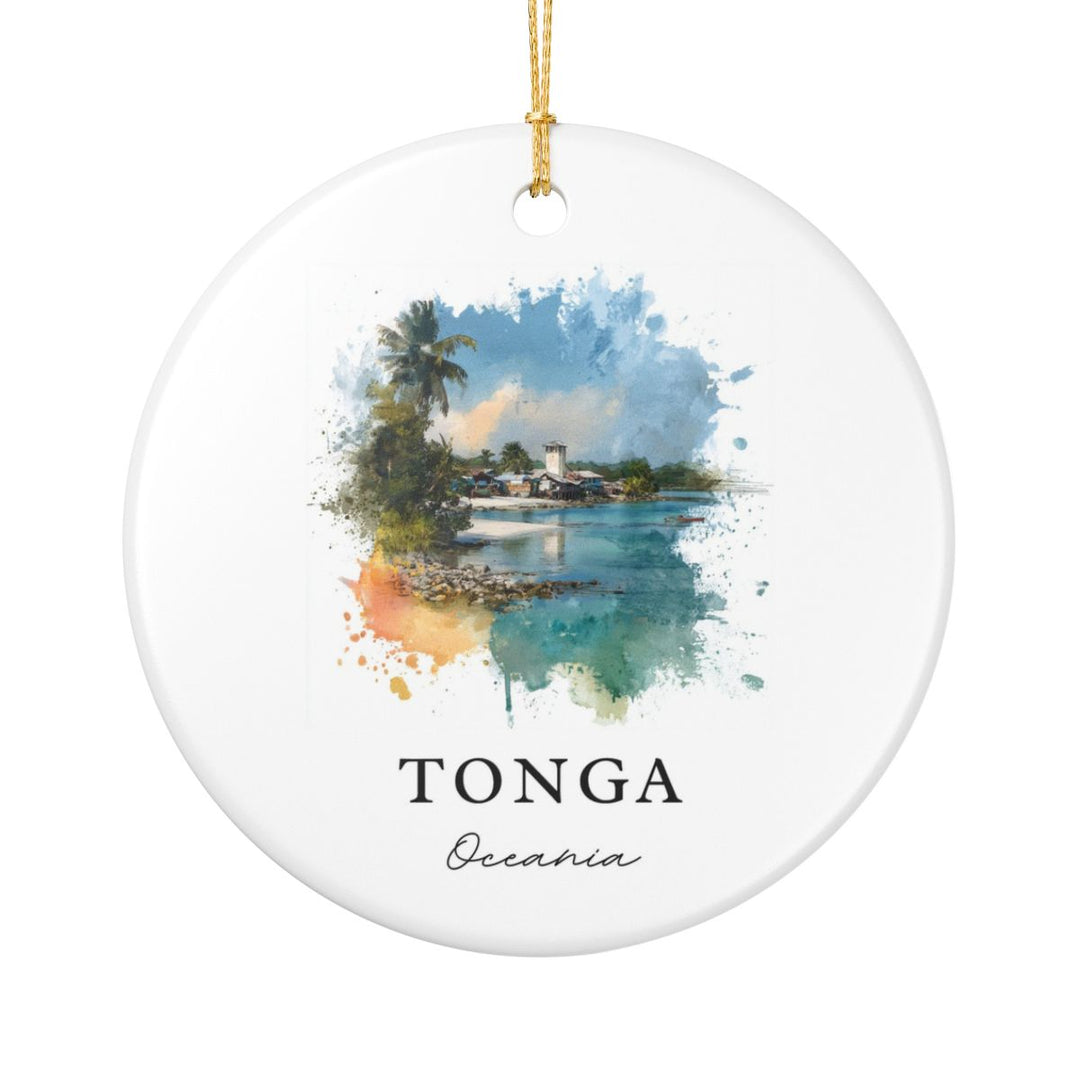 Tonga Ornament: Unique Tonga Souvenir, Tonga Xmas Decor, and Authentic Tonga Gift