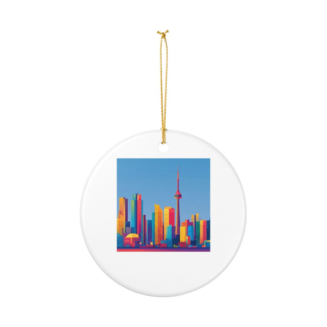 Toronto Canada Ornament: Unique Toronto Souvenir, Toronto Canada Xmas Decor, and Authentic Toronto Gift