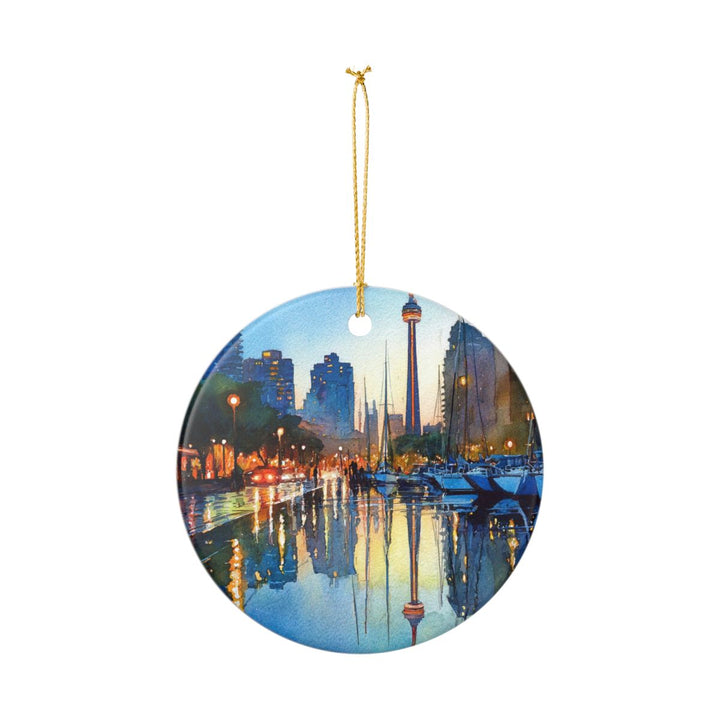Toronto Canada Ornament: Unique Toronto Souvenir, Toronto Canada Xmas Decor, and Authentic Toronto Gift