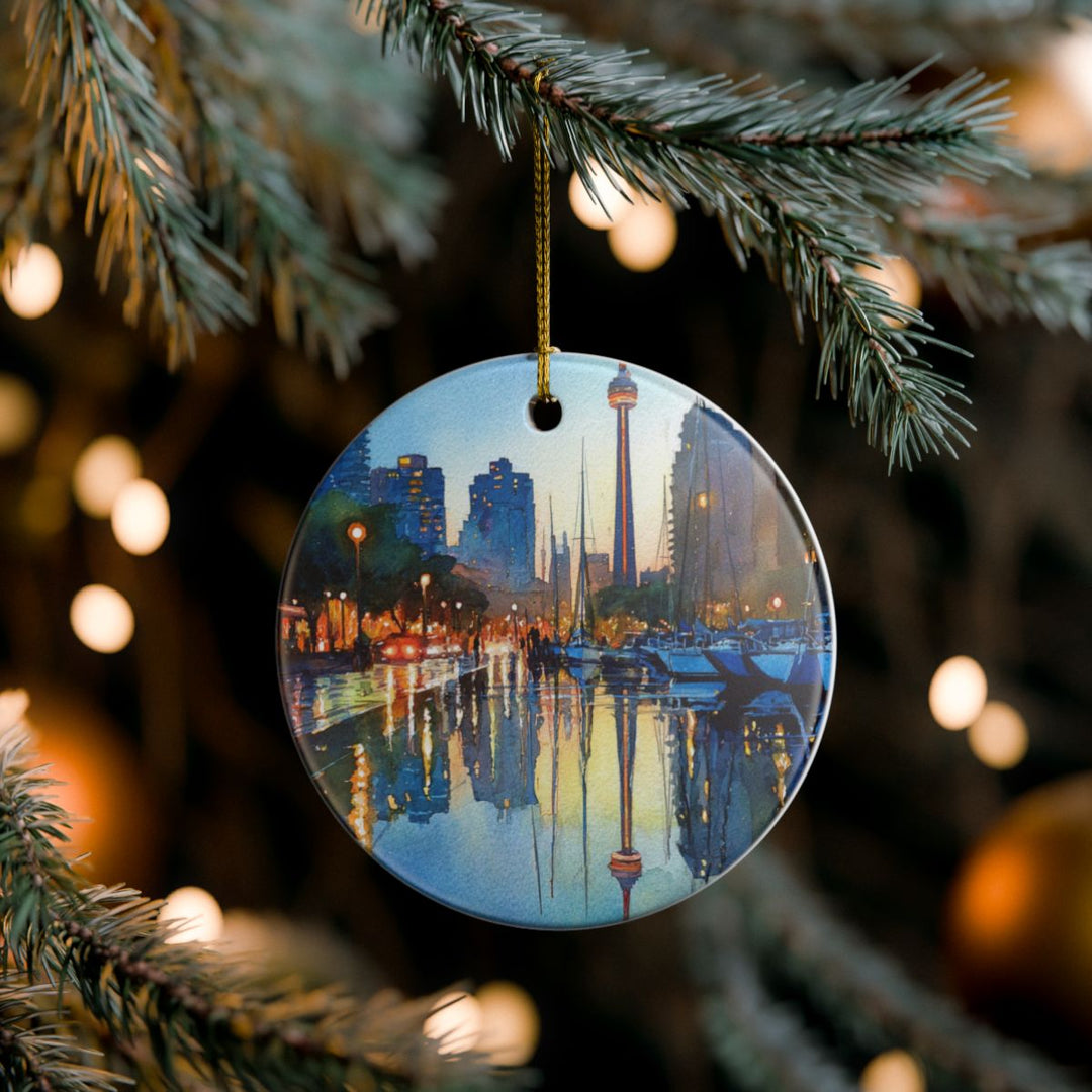 Toronto Canada Ornament: Unique Toronto Souvenir, Toronto Canada Xmas Decor, and Authentic Toronto Gift